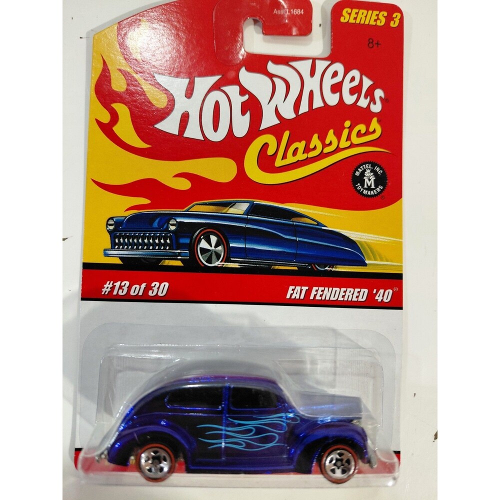 NIP Hot Wheels Classics Series 3 1:64 Die Cast 1940 Fat Fendered